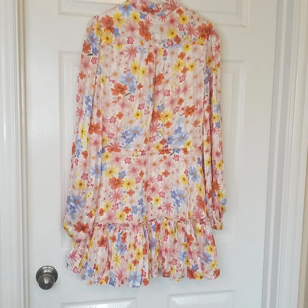 Buddy Love Grace Long Sleeve Shirt Dress Wild Flower Sixe XS - Picture 10 of 15